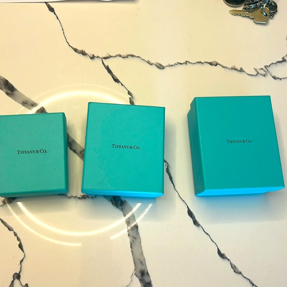 Tiffany and Co gift boxes